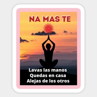 Na mas te contra COVID19 (Spanish/Español) Sticker